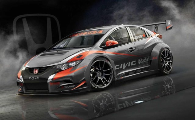 Honda показала обновленную версию Civic WTCC Honda показала обновленную версию Civic WTCC