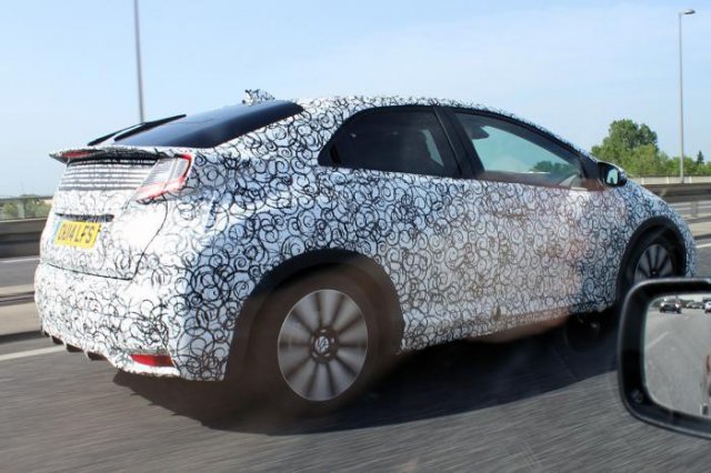 Шпионы подкараулили новый Honda Civic Шпионы подкараулили новый Honda Civic