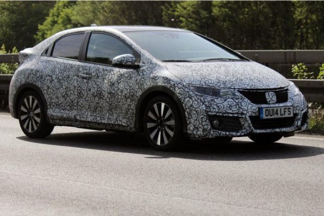 Шпионы подкараулили новый Honda Civic Шпионы подкараулили новый Honda Civic