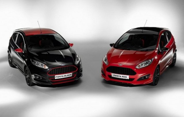 Fiesta Red  Black:   