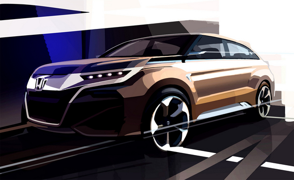 Honda покажет в Шанхае концепт нового кроссовера Honda покажет в Шанхае концепт нового кроссовера
