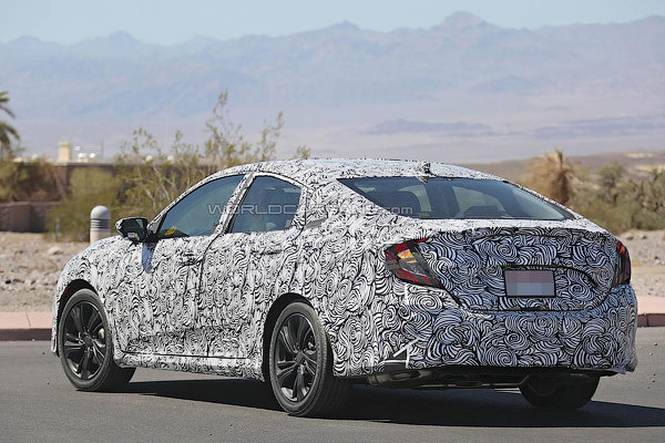 Новый седан Honda Civic получит светодиодные фары Новый седан Honda Civic получит светодиодные фары