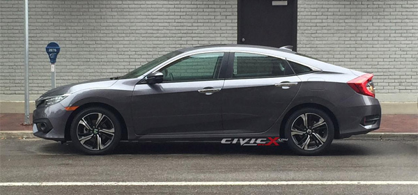 Новый седан Honda Civic без камуфляжа Новый седан Honda Civic без камуфляжа