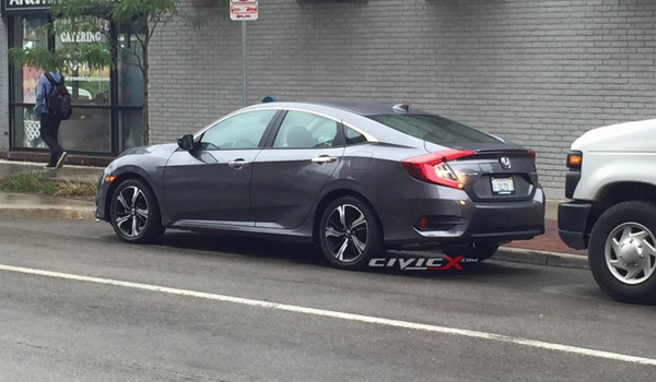 Новый седан Honda Civic без камуфляжа Новый седан Honda Civic без камуфляжа