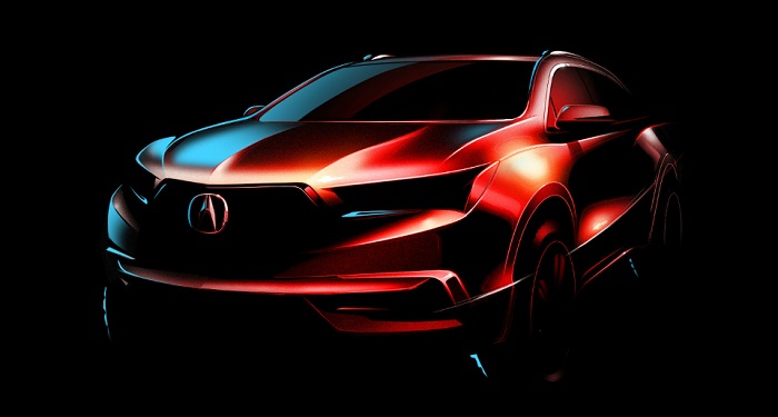 Acura MDX: Тизер обновленного кроссовера Acura MDX: Тизер обновленного кроссовера