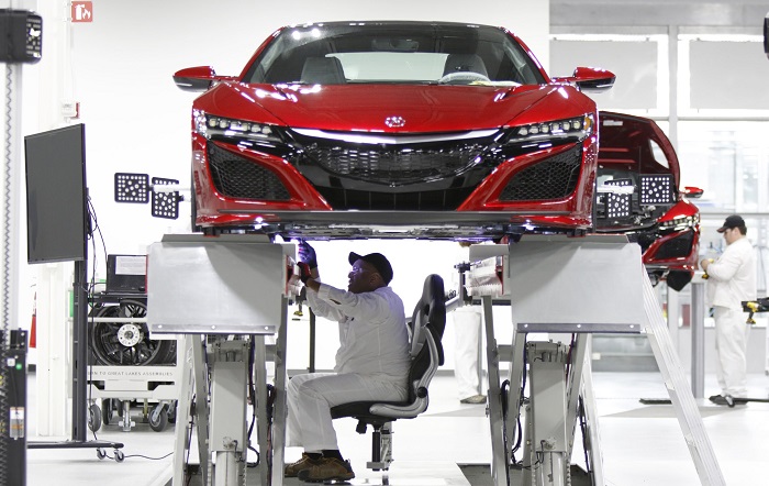 Выпуск нового NSX начнется в апреле Выпуск нового NSX начнется в апреле