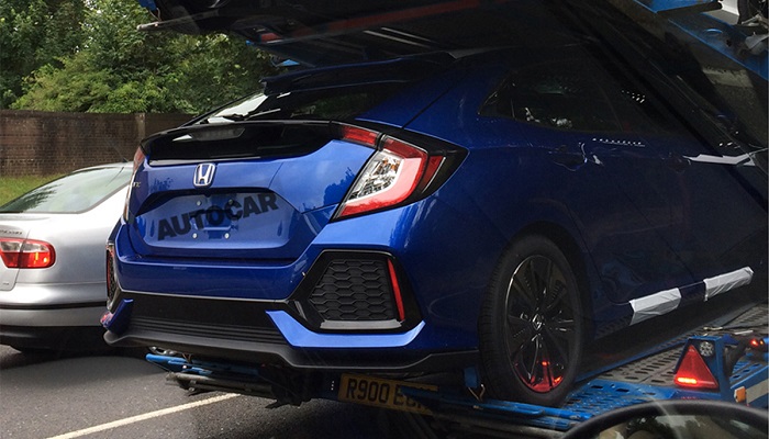 Хэтчбек Honda Civic замечен без камуфляжа Хэтчбек Honda Civic замечен без камуфляжа