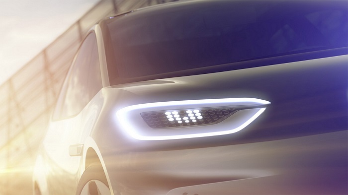 VW показал первое изображение нового электрокара VW показал первое изображение нового электрокара